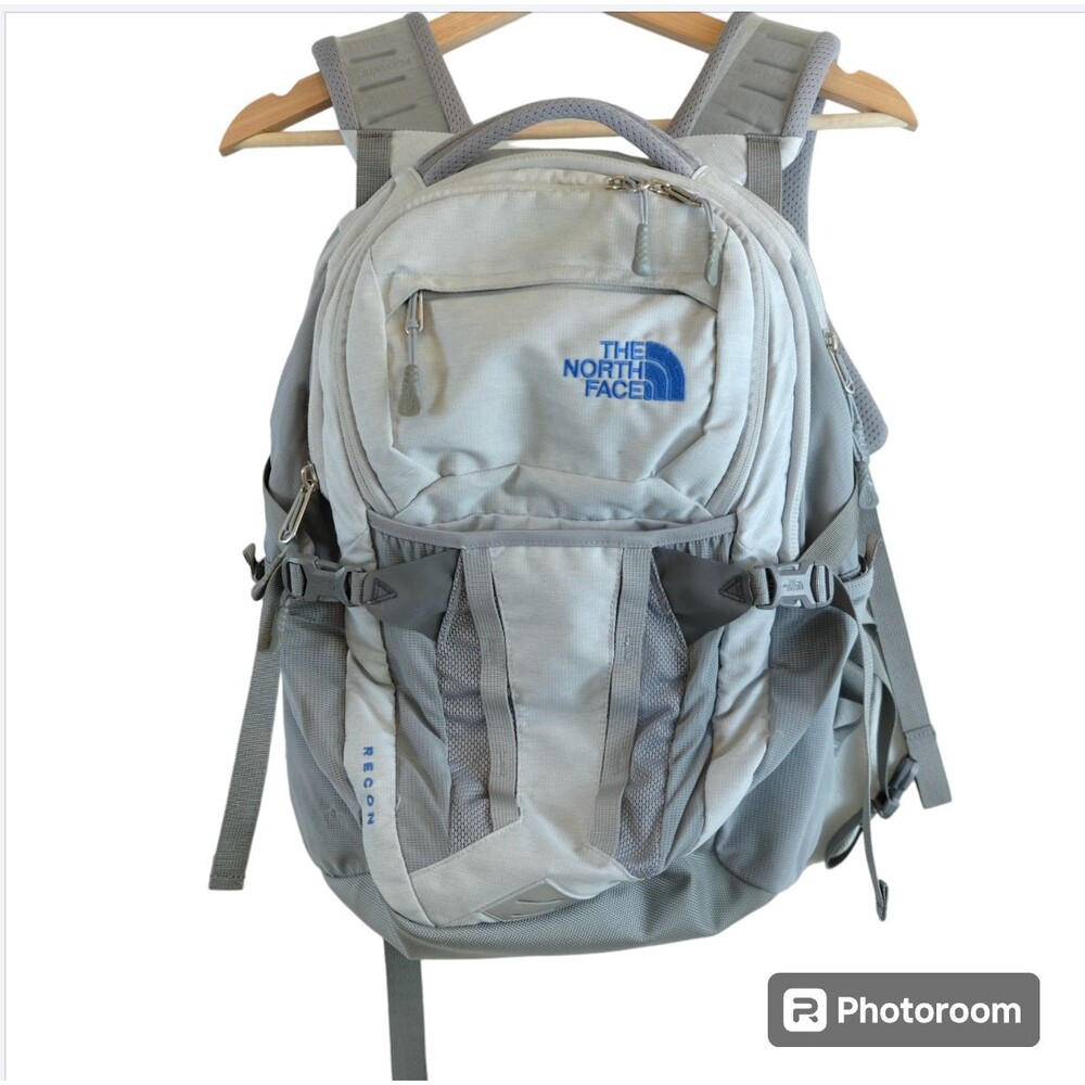 COPY - The North Face Backpack Unisex Recon Grey Hiking Camping School